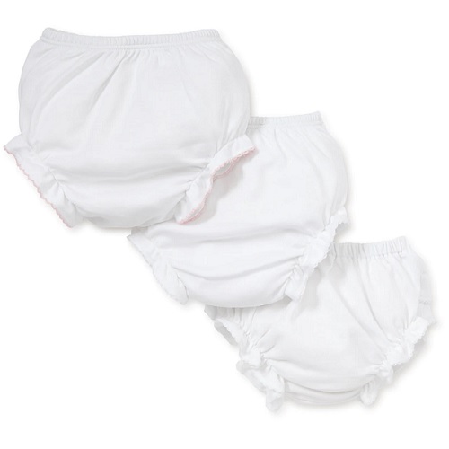 White Kissy Basics Diaper Cover Set