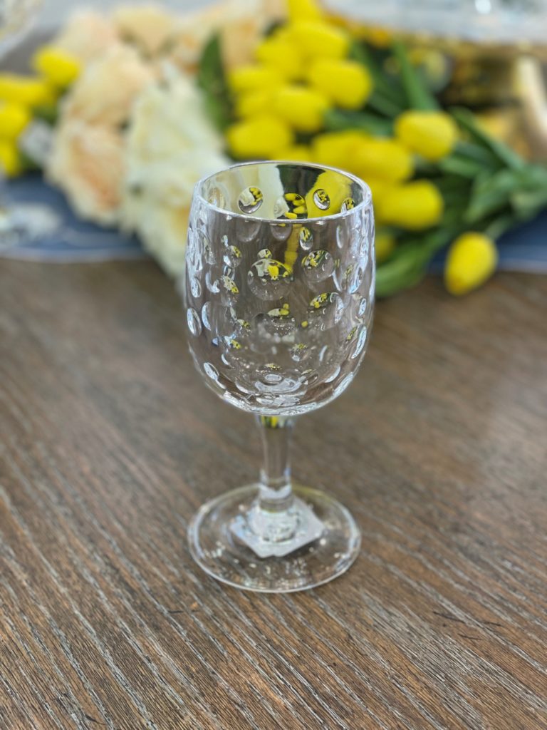 Satin Pearl 8oz Wine - Clear