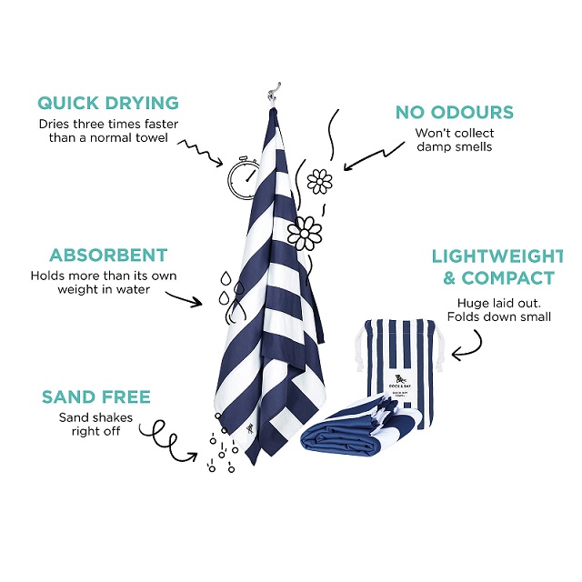 Vacay Vibes Kids Beach Towel - Large