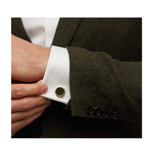 Brackish Cufflinks - Dewees (24K Gold Plated)