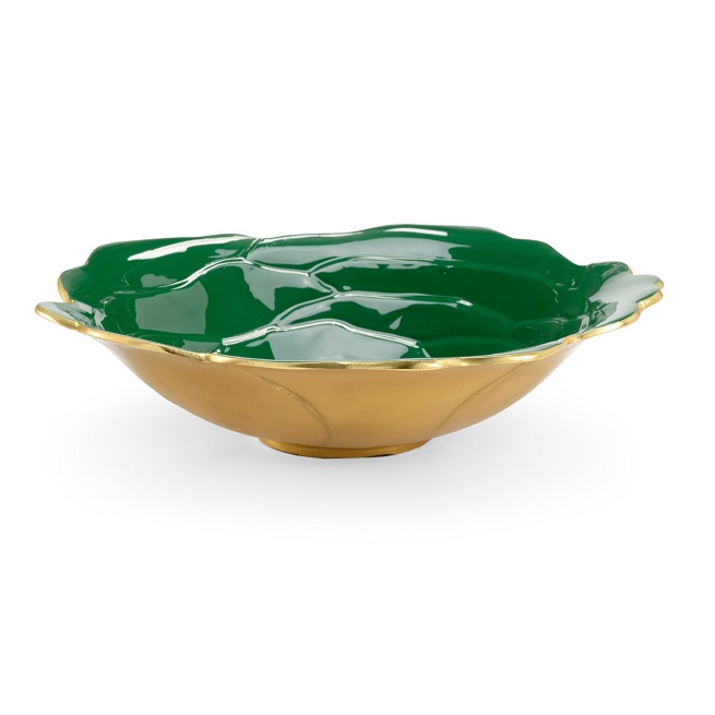 Green Enameled Bowl (Lg)