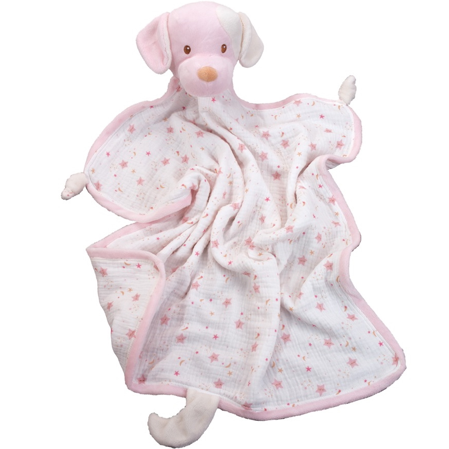Rosy Cream Puppy Blanki Lovey