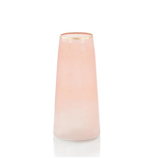 Palest of Pink Glass Vase - Large