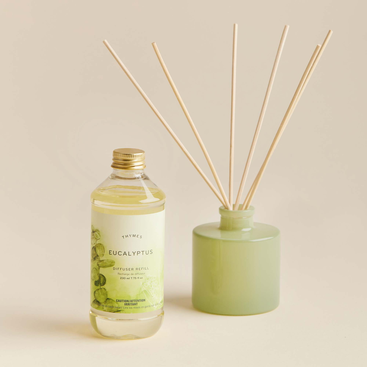 Thymes Aromatic Diffuser Refill | Goldleaf Gardenia 7.75 oz