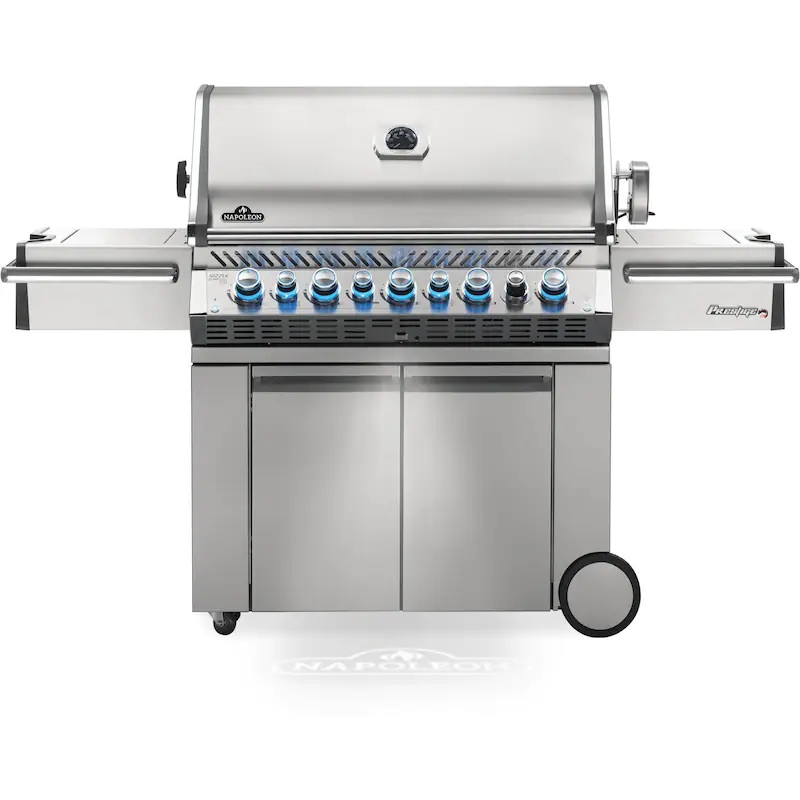 Napoleon Prestige PRO 665 Natural Gas Grill with Infrared Rear Burner and Rotisserie Kit
