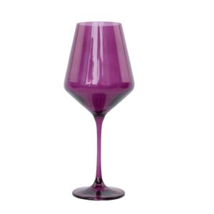 Estelle Colored Wine Glass - Amethyst