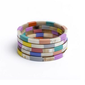 Colorful Tile Bangle Set