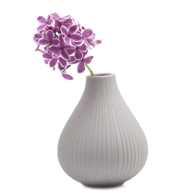 Frost Bud Vase - Light Grey