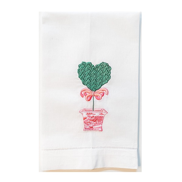 Heart Topiary Towel