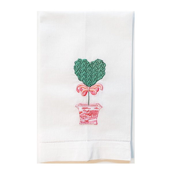 Heart Topiary Towel Heart Topiary Towel