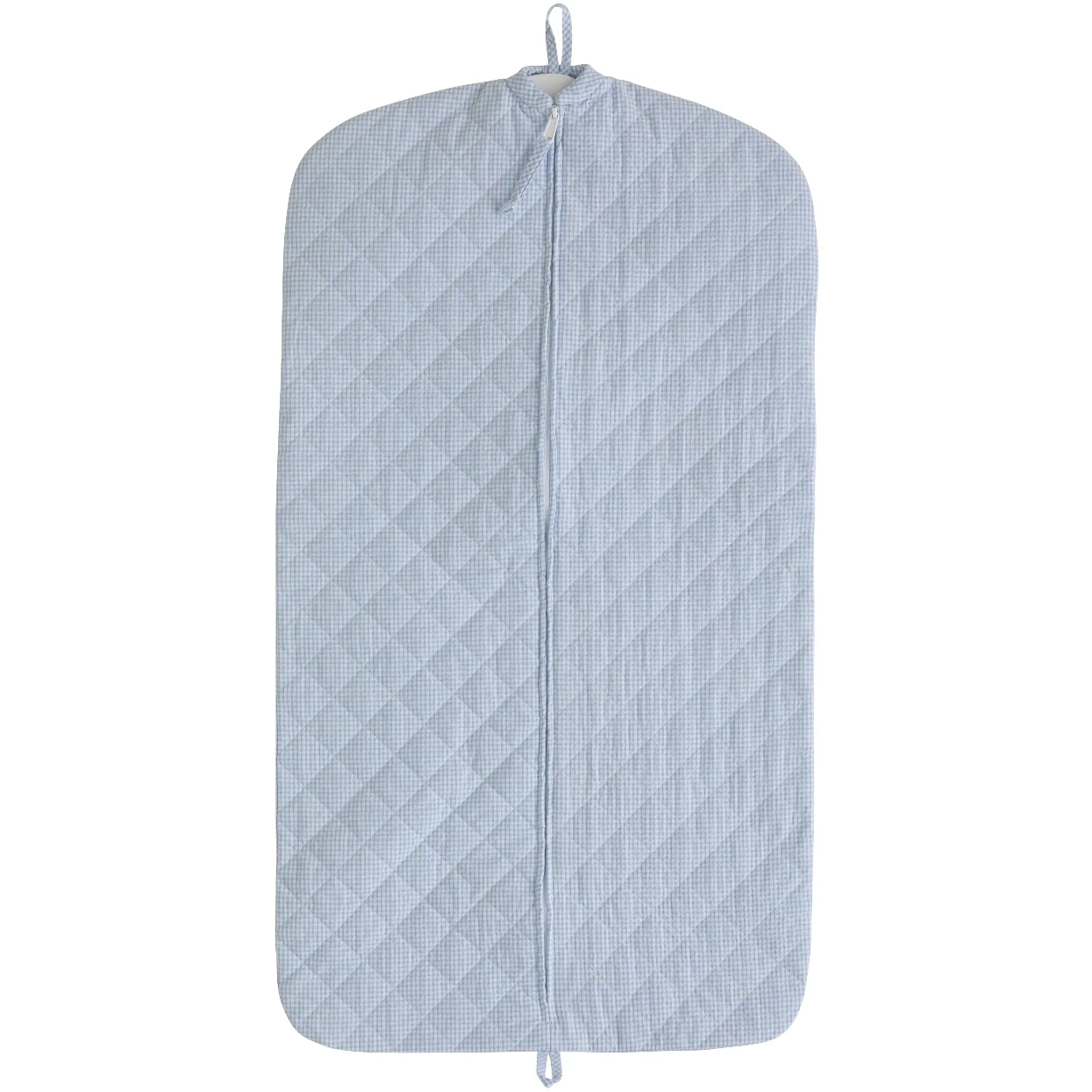 Little English Quilted Garment Bag - Light Blue | Berings