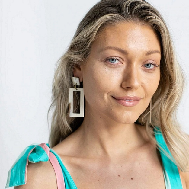 Natural Block Earrings