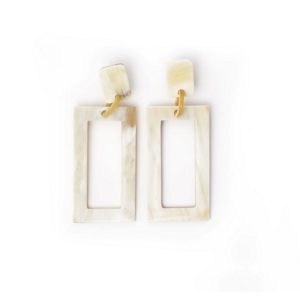Natural Block Earrings