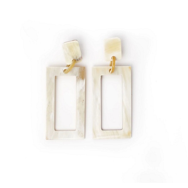Natural Block Earrings Natural Block Earrings