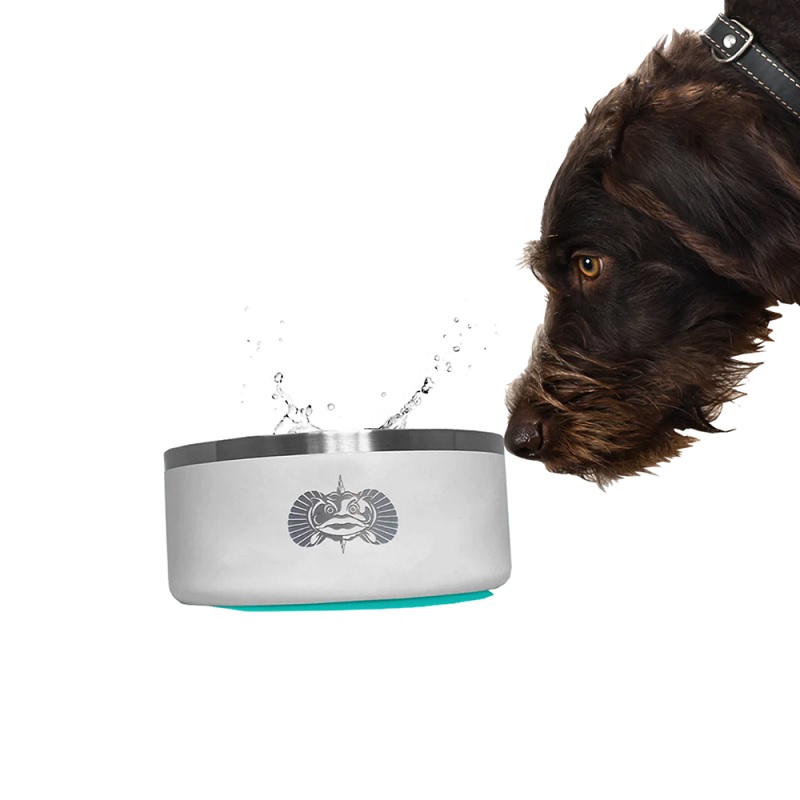 Toadfish Non-Tipping Dog Bowl - White