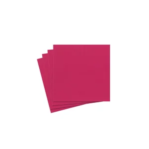 Caspari Paper Linen Cocktail Napkins - Fuchsia