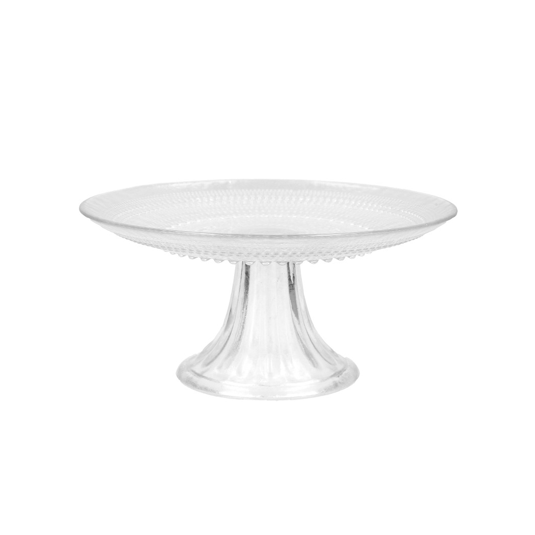 Fortessa Jupiter Clear Mini Cake and Cupcake Stand Berings