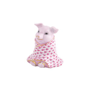 Herend Pig Raspberry In A Blanket