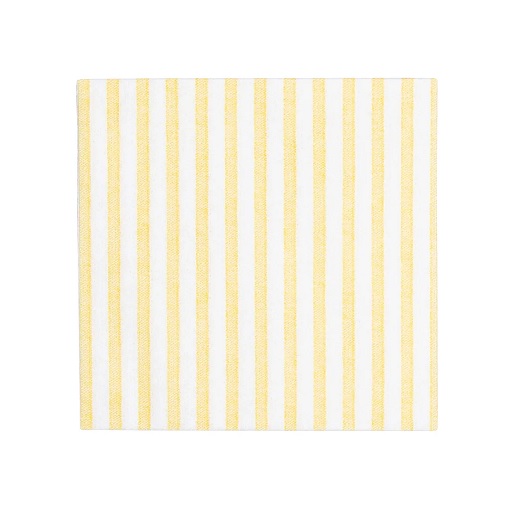 Papersoft Capri Cocktail Napkins (Pack of 20) - Yellow