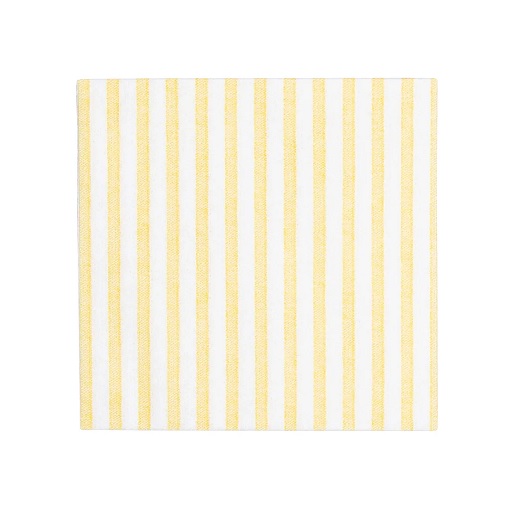Papersoft Capri Cocktail Napkins (Pack of 20) Yellow Berings