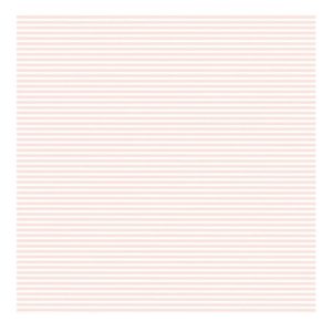 Oxford Stripe Gift Wrapping Paper - Petal Pink