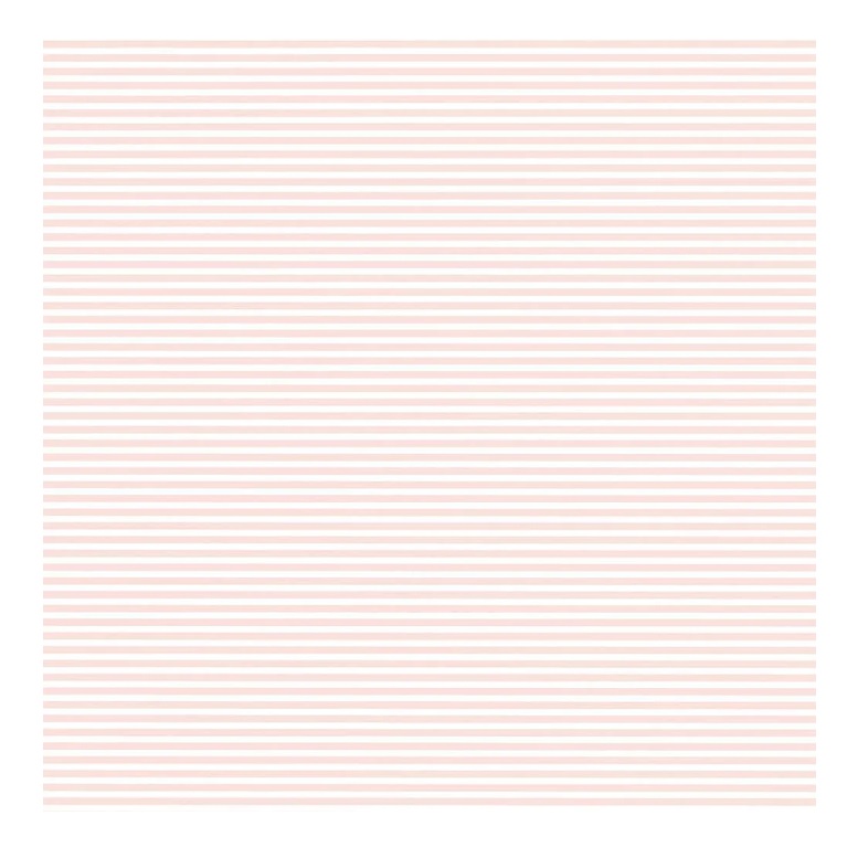 Oxford Stripe Gift Wrapping Paper - Petal Pink