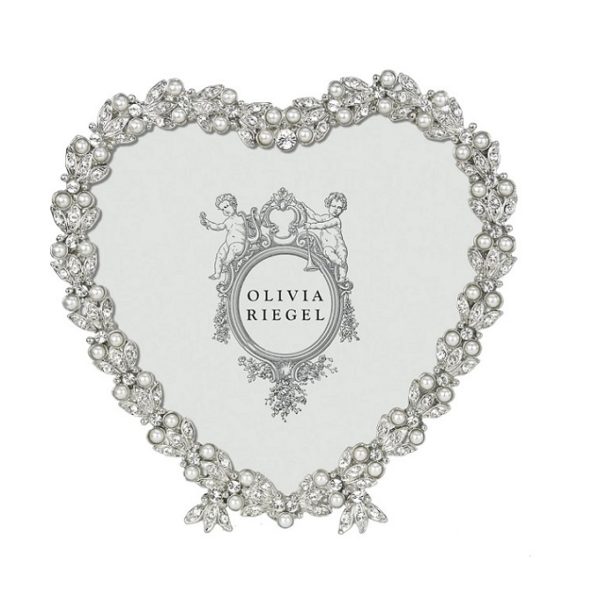 Contessa Heart 3.5" Frame - Silver