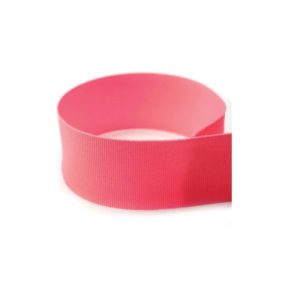 Preppy Solid Grosgrain Ribbon - Hot Pink