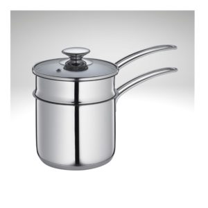 Mini Double Boiler with Glass Lid - 1.6 qt