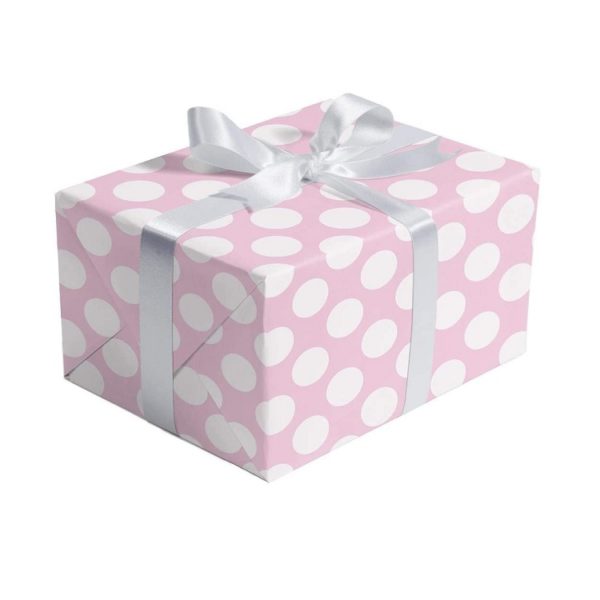 Jillson & Roberts 2-sided, Pastel Pink and Blue Gift Paper
