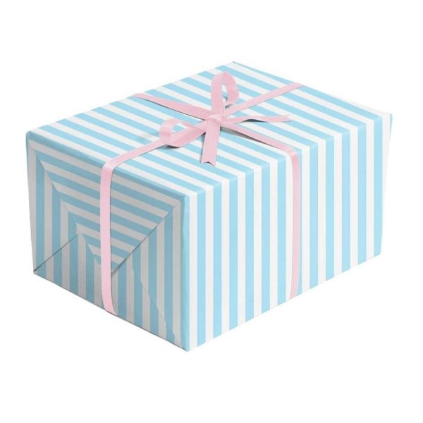 Jillson & Roberts 2-sided, Pastel Pink and Blue Gift Paper