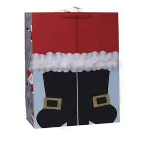 Jillson Roberts Jumbo Gift Bag - Santas Boots  