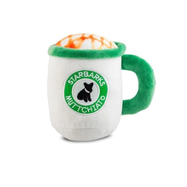 Starbarks Muttchiato Coffee Cup Dog Toy