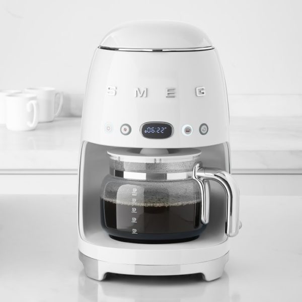 Smeg 10-Cup Drip Coffee Maker - White