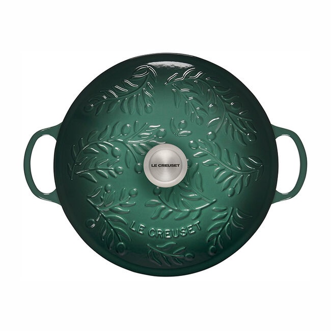 Le Creuset 5.25Qt. Olive Branch Collection Signature Soup Pot