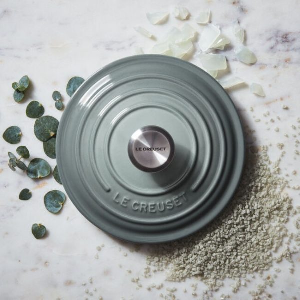 Le Creuset 5.5 Qt Round Dutch Oven - Sea Salt