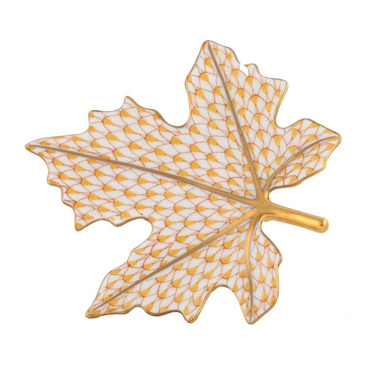 Herend Maple Leaf - Butterscotch