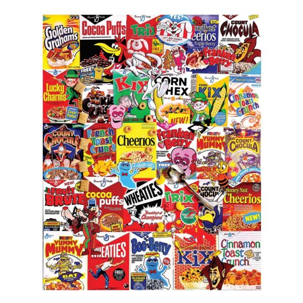 Cereal Boxes  - 1000 Piece Jigsaw Puzzle
