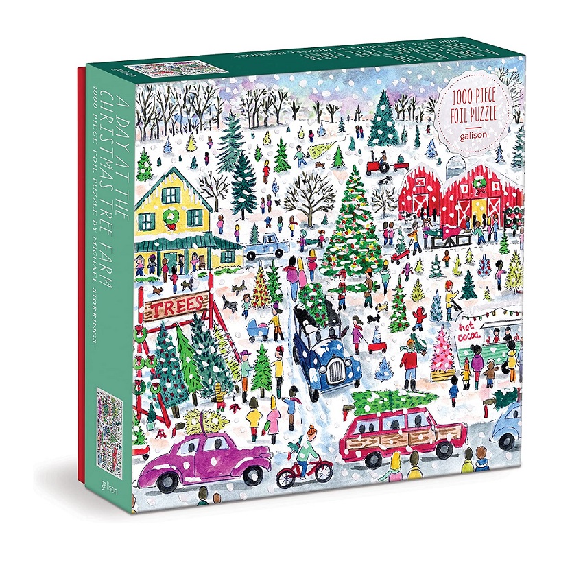 Michael Storrings Christmas Tree Farm 1000 Piece Foil Puzzle