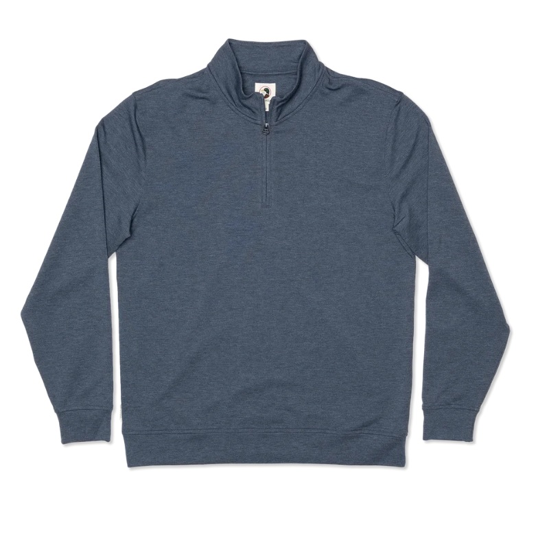 Dunmore 1/4 Zip Pullover - Navy