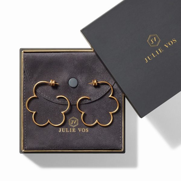 Julie Vos Gardenia Hoop - Large