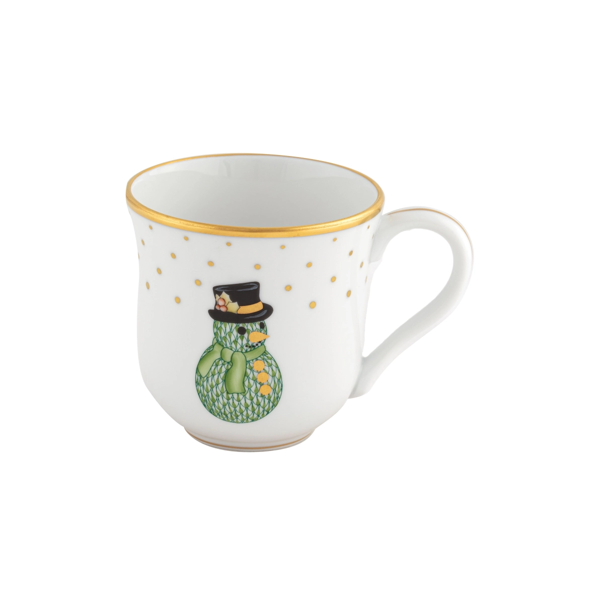 Herend Snowman Christmas Mug