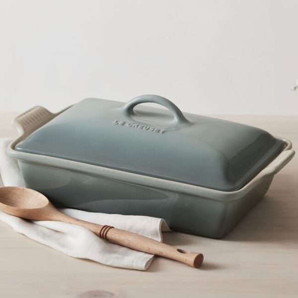 Le Creuset Heritage Rectangular Casserole - Sea Salt