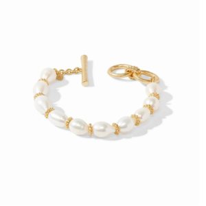 Julie Vos Marbella Gold Bracelet with Freshwater Pearls