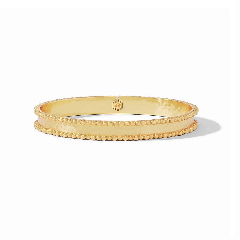 Julie Vos Marbella Gold Bangle - Medium