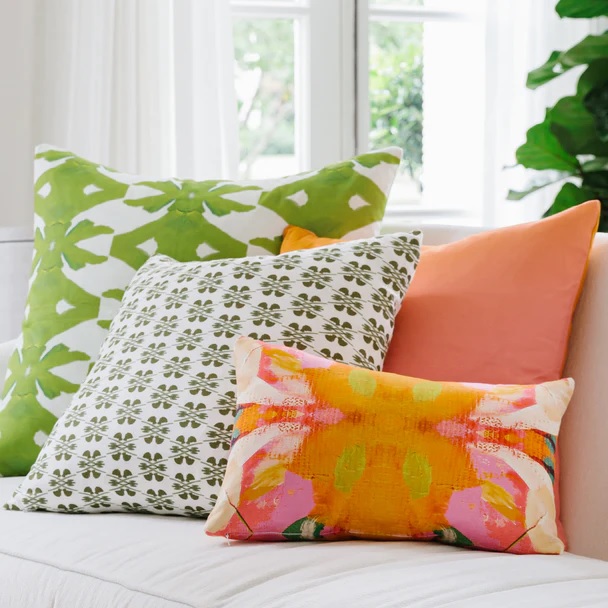 Palm Green 22" Pillow