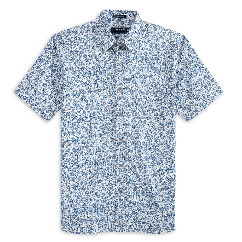 Rowe Print Short Sleeve Shirt - Floral