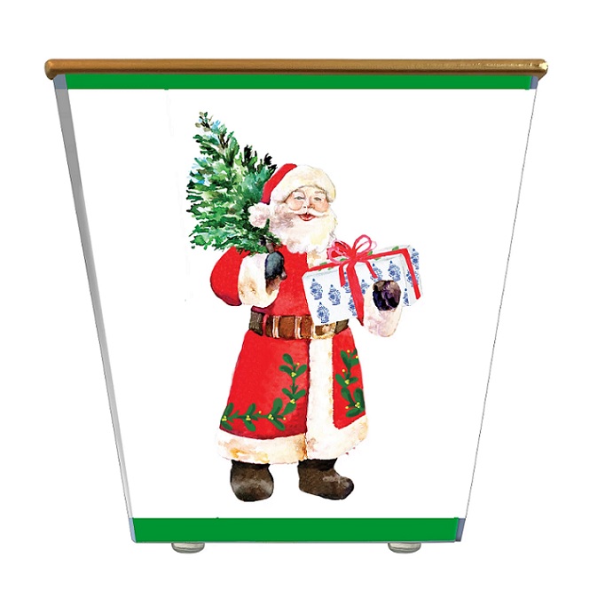 Santa with Gift Candle