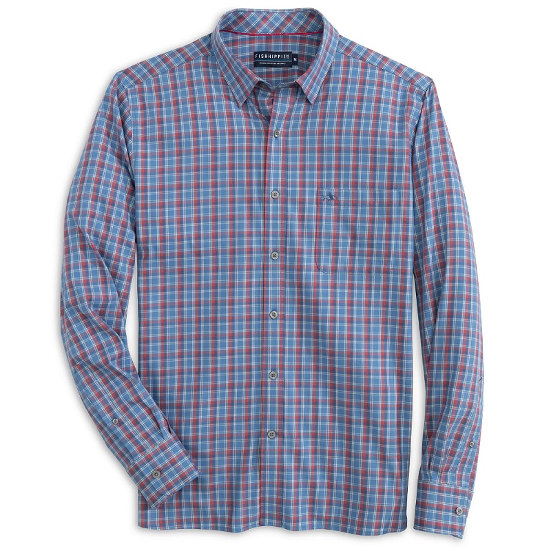 Solace Plaid Long Sleeve Shirt - Slate
