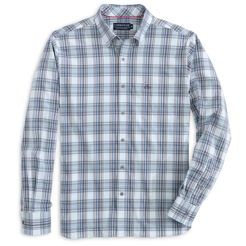 Solace Plaid Long Sleeve Shirt - Drift Multi